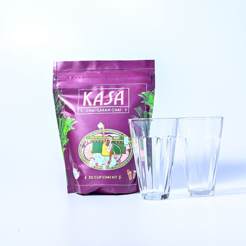 30 Cup Chai Kit with Pair of Cutting Glasses